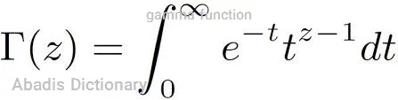 gamma function